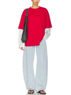 NWT Lioness Bottega Shirt in Crimson